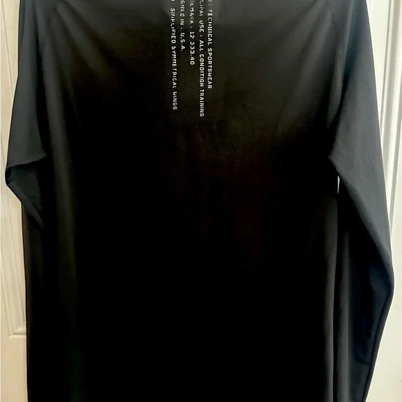 ASRV Black gym shirt long sleeve with DSG-0149 - Picture 4 of 5